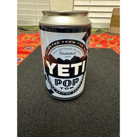 Yeti Other - Limited Edition "Yeti" Pop Top Stowaway/Stash false top can Coolers 12oz can